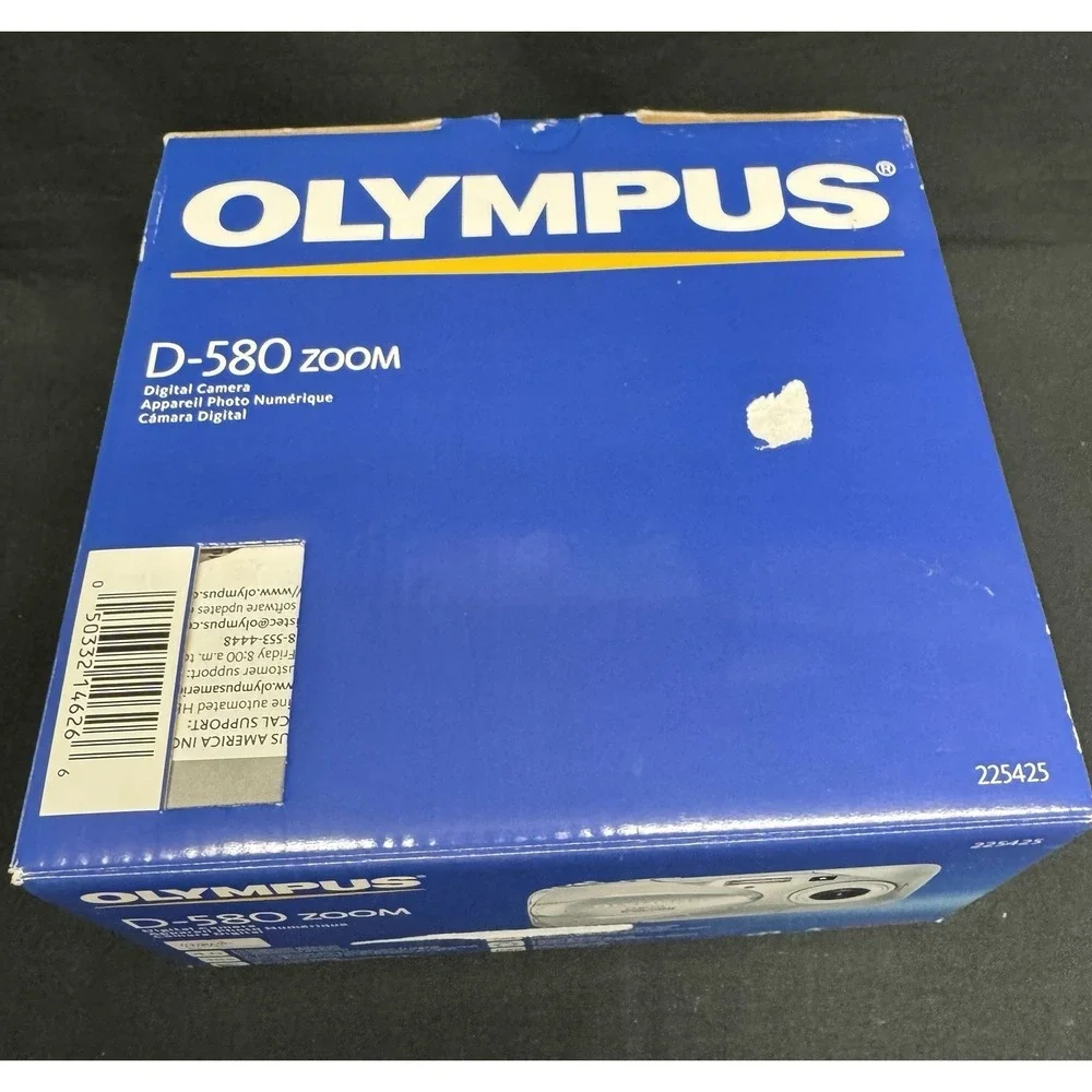 Olympus Camera D-580 Zoom 4.0MP Digital Camera Silver Tested WORKS